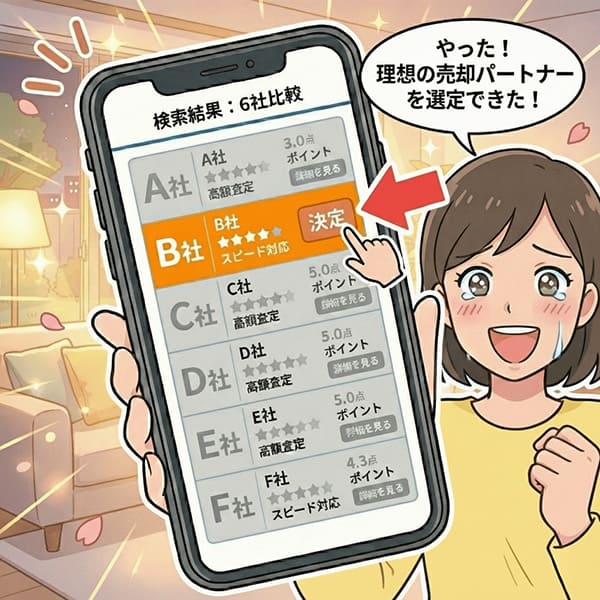 ステップ3：売却パートナーを選定