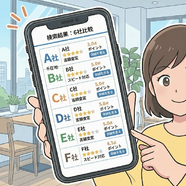 ステップ2：最適な会社を比較