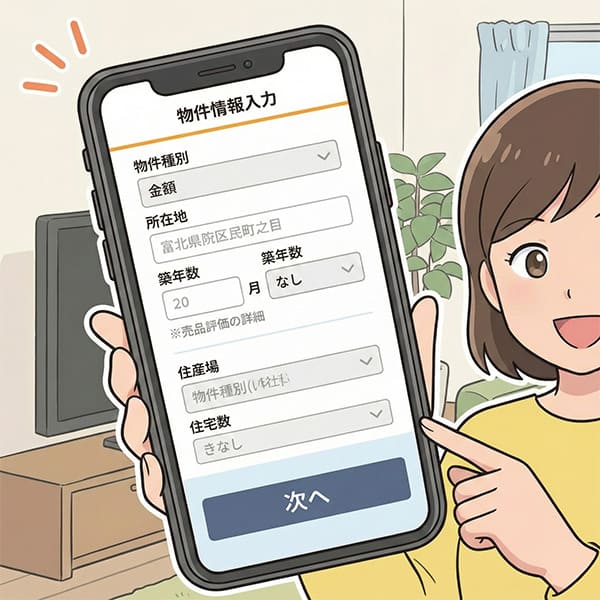 ステップ1：物件情報を入力